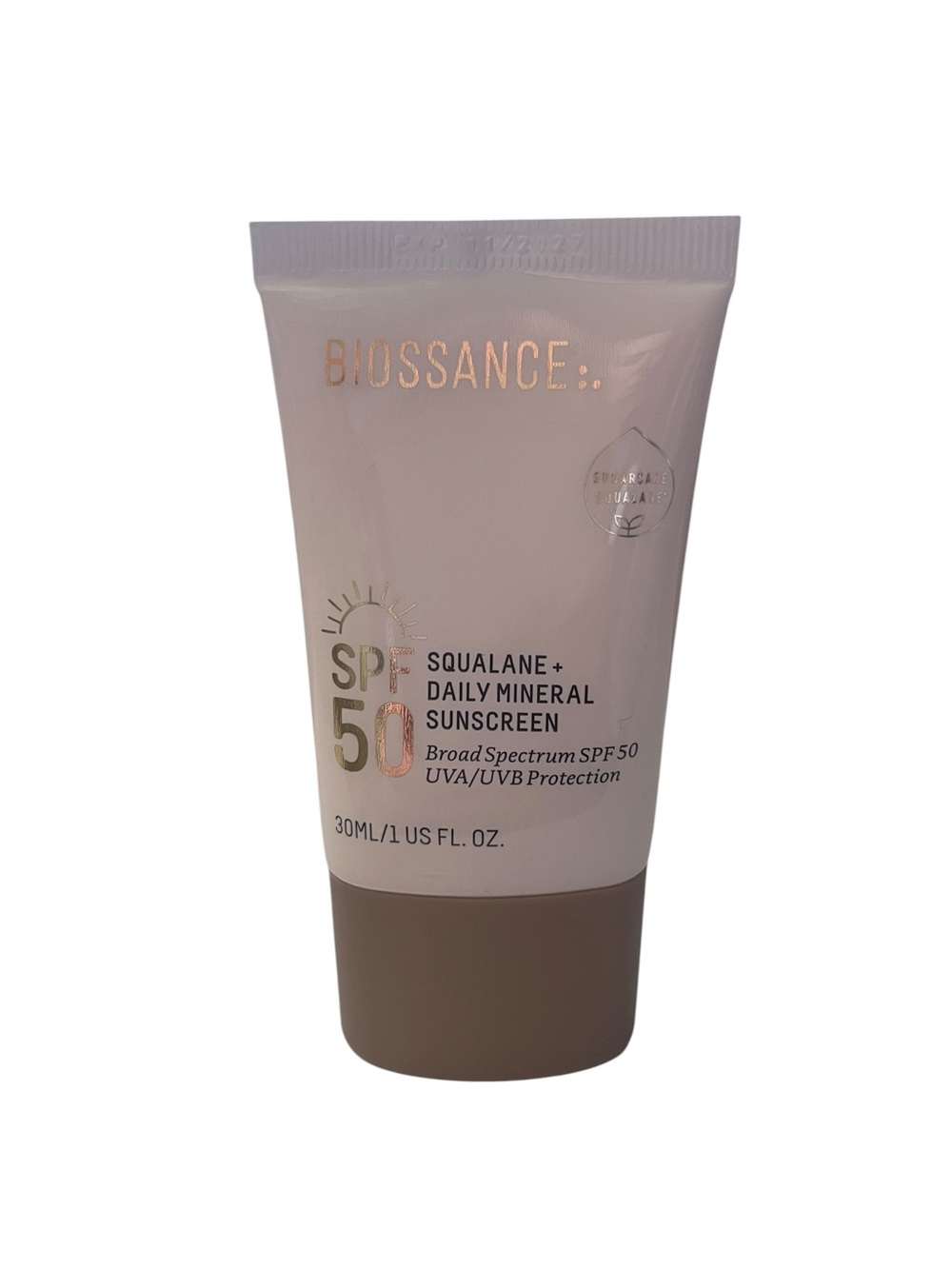 Biossance Squalane + Daily Mineral Sunscreen SPF 50